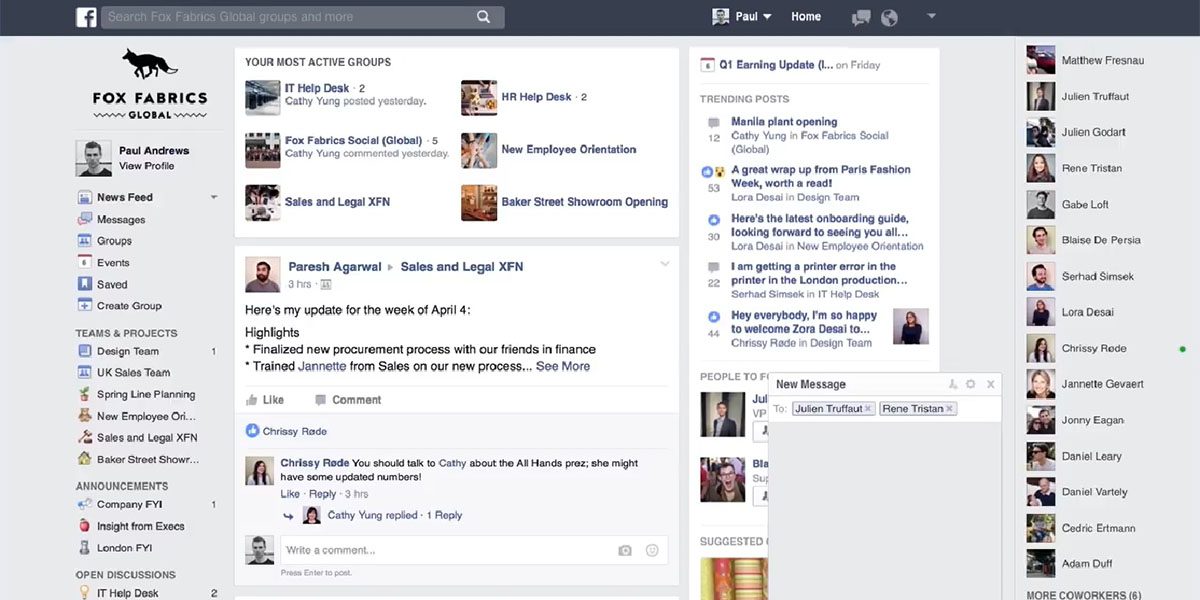 Pros & Cons of Workplace By Facebook Analysis of a Leading Collaboration Software in 2024