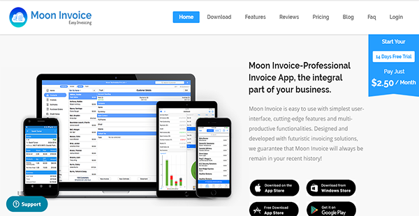 Moon Invoice Reviews: Pricing & Software Features 2024 - Financesonline.com
